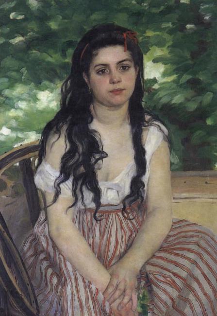 Pierre Renoir Summer(The Gypsy Girl) Norge oil painting art